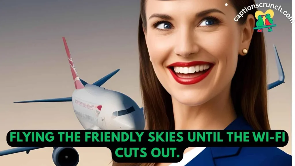 Funny Flight Attendant Captions
