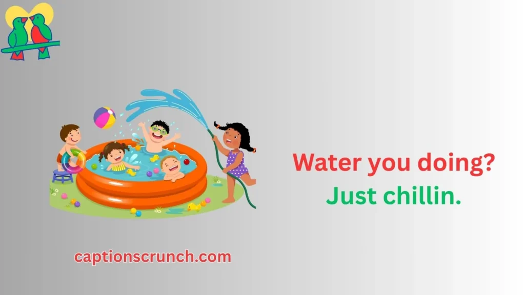 Funny Pool Captions for Instagram