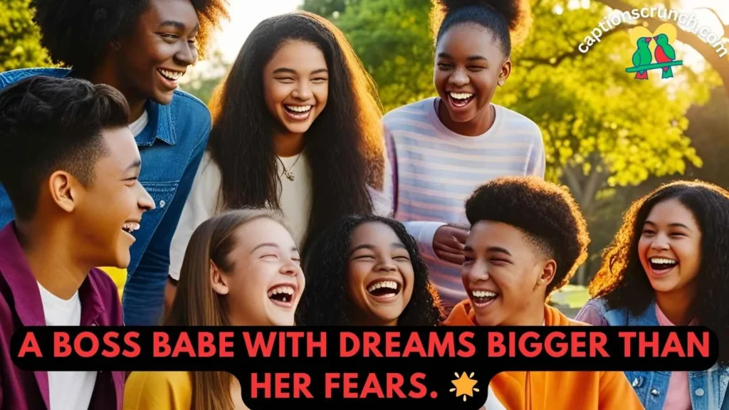  Girl Boss Captions