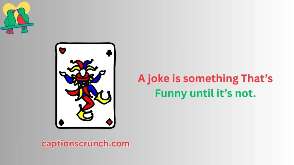 Joker’s Take on Society’s Rules 