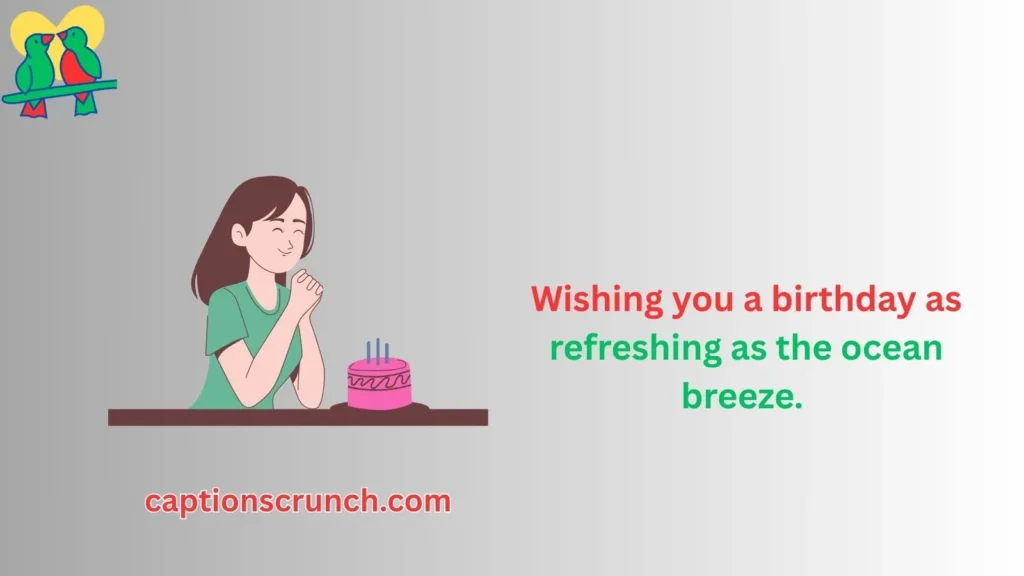 Ocean Inspired Birthday Wishes 