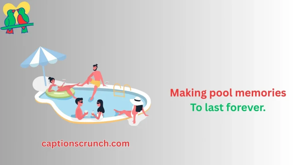 Pool Party Captions 