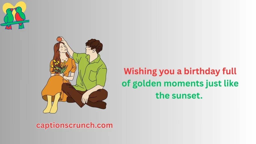 Sunset Inspired Birthday Wishes 