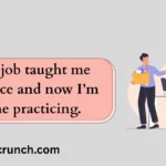 I’m leaving this job