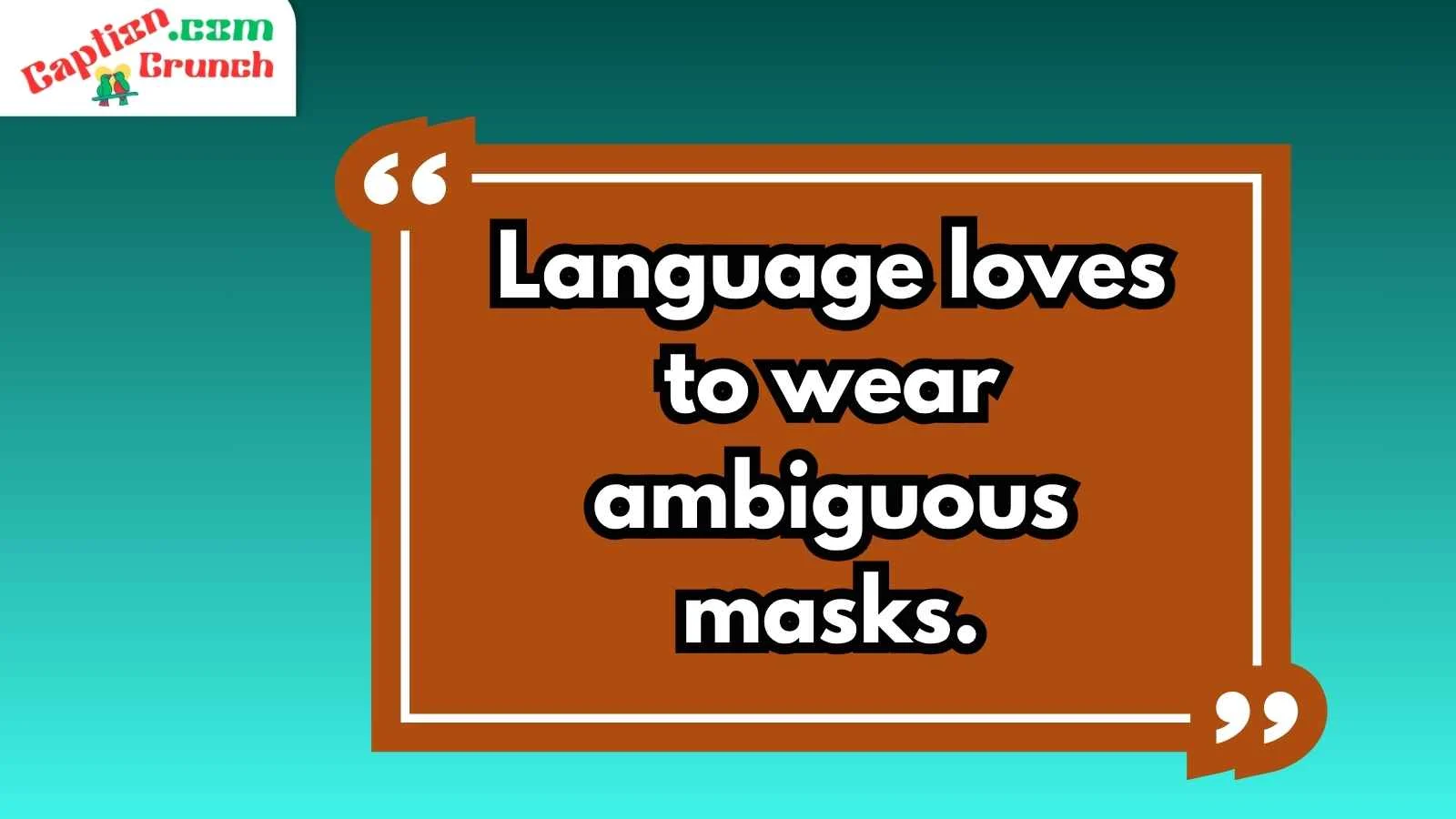 Ambiguous Definition
