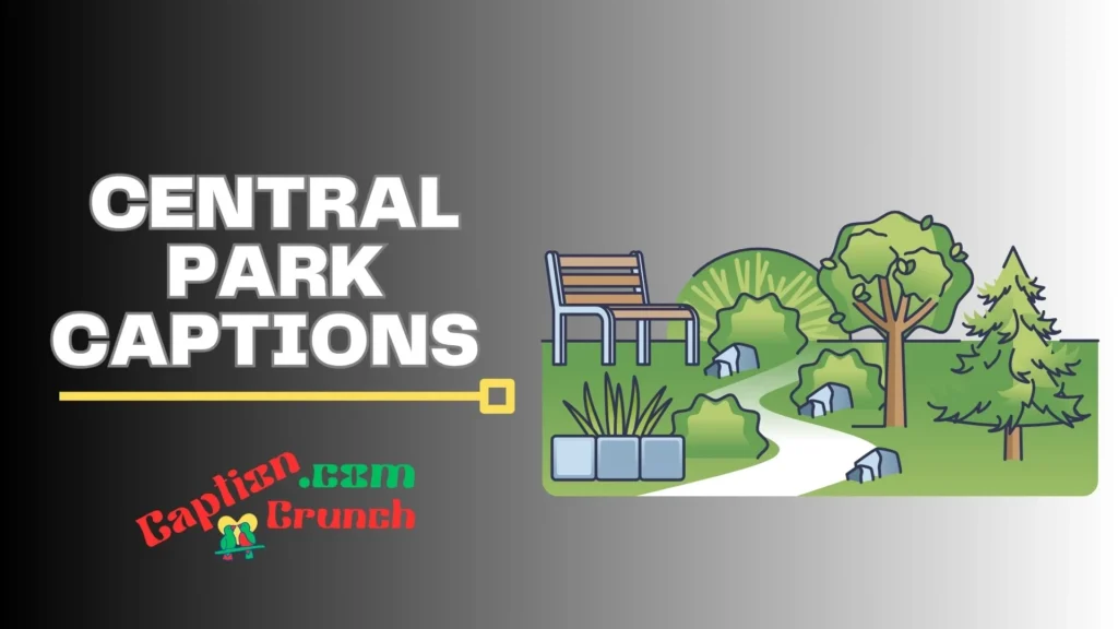 Cute Central Park Spring Captions