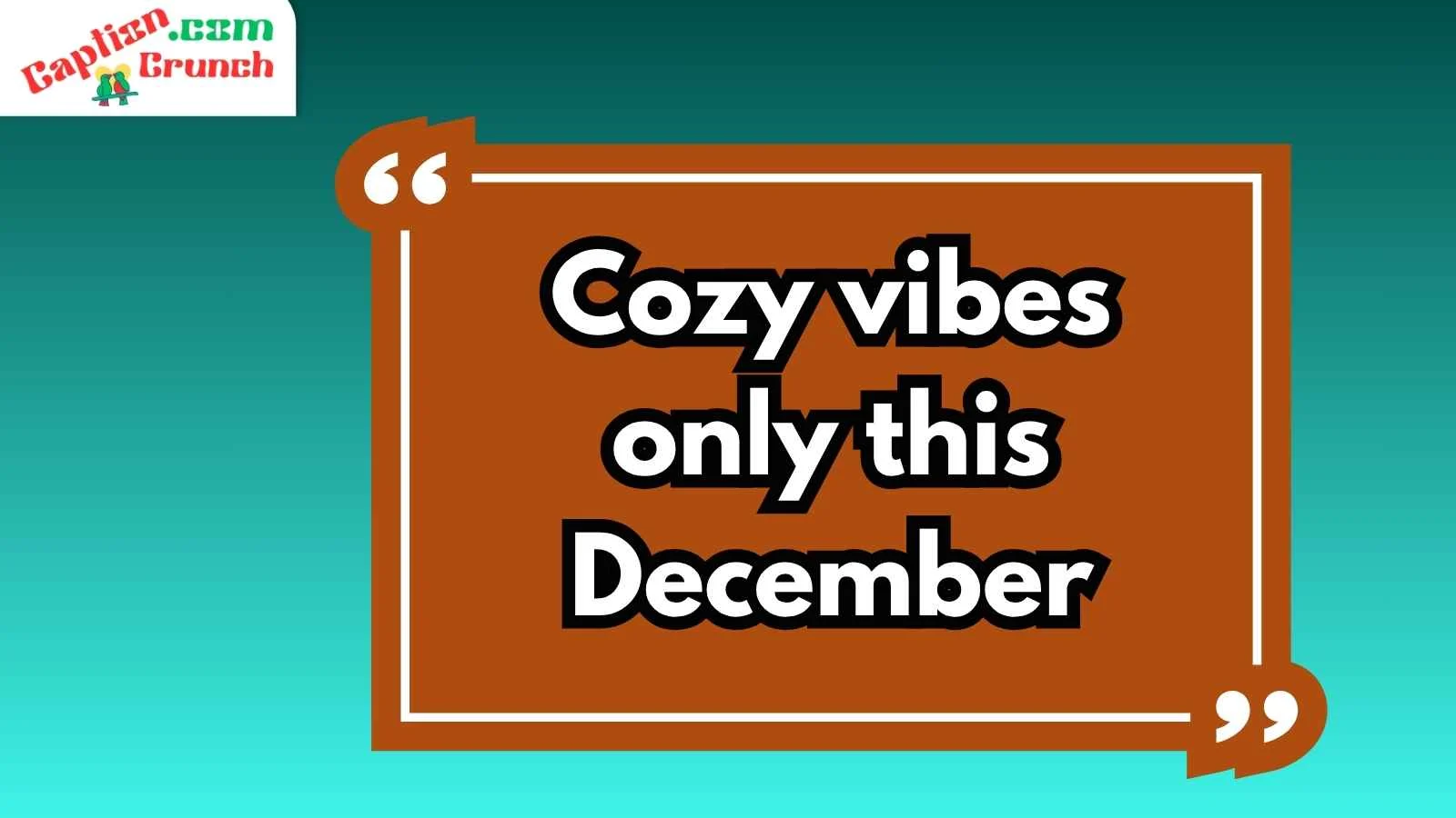 December Captions for Instagram